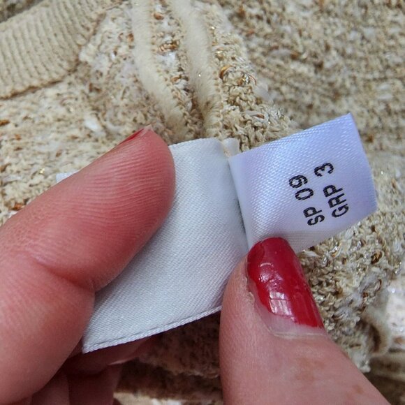 St John Marie Tan Brown Santana Knit Zip Tunic Blazer 12 - Picture 16 of 16